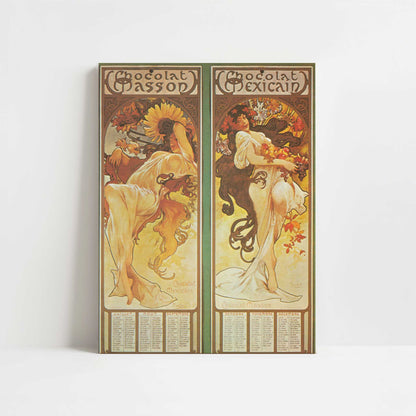 Chocolat Masson Mexicain 2 (1897) by Alphonse Mucha – Art Print - Unframed art print