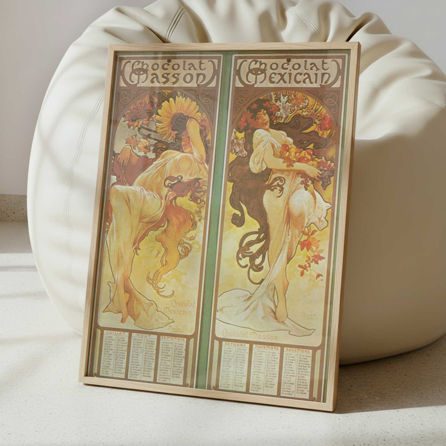 Chocolat Masson Mexicain 2 (1897) by Alphonse Mucha – Art Print - Interior inspiration