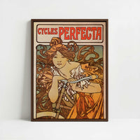 Framed Canvas - Framed canvas in dark wood color frame