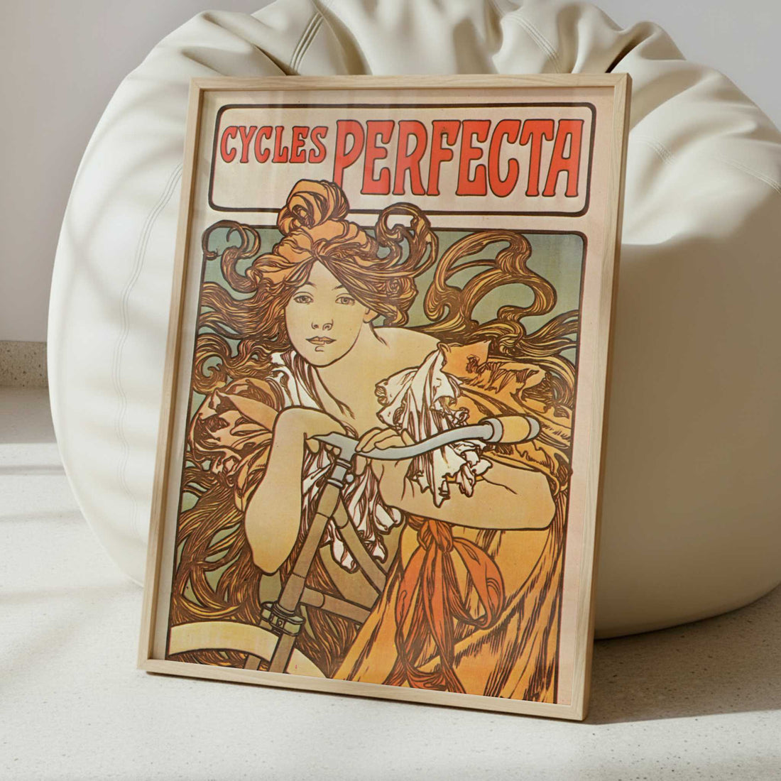 Cycles Perfecta (1897) by Alphonse Mucha – Art Print - Interior inspiration