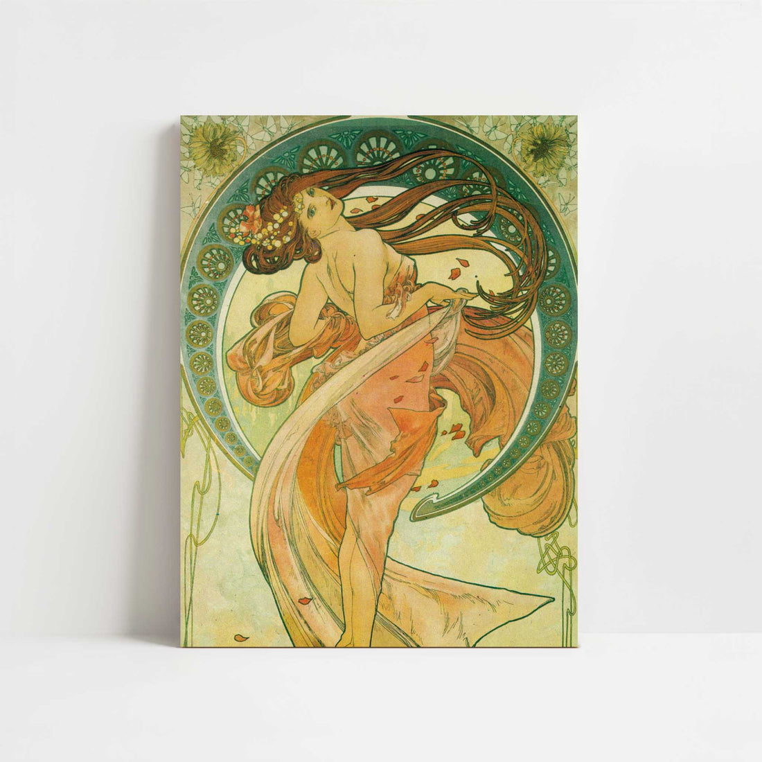 Dance (1898) by Alphonse Mucha – Art Print - Unframed art print