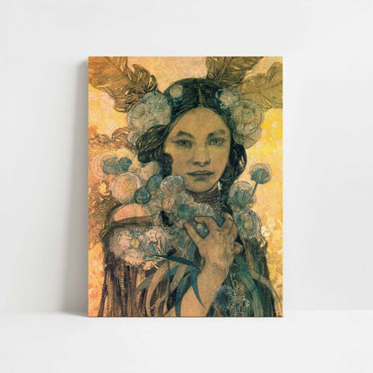 Design for Decorative Panneau (1905) by Alphonse Mucha – Art Print - Unframed art print