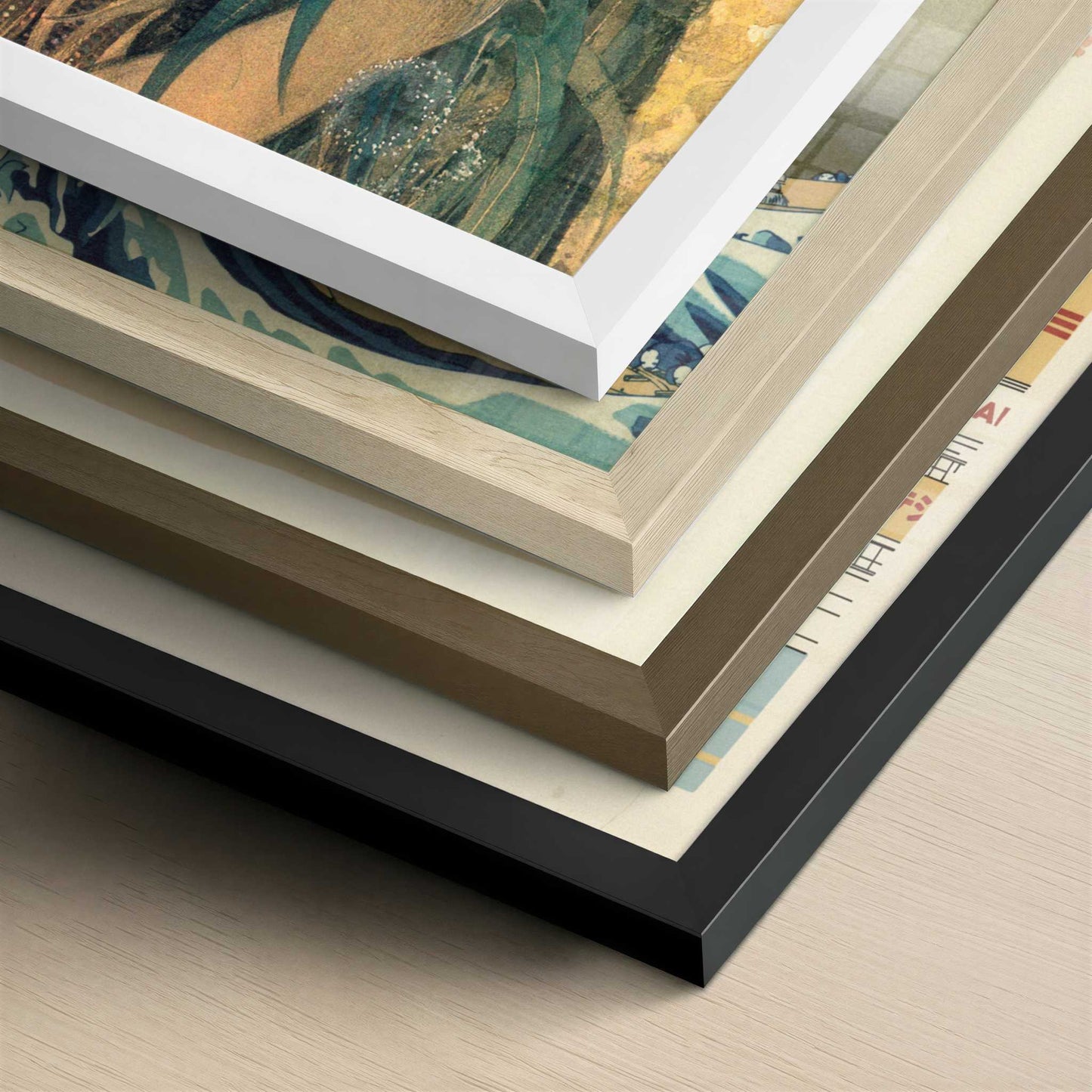 Design for Decorative Panneau (1905) by Alphonse Mucha – Art Print - Close-up detail of the different frames