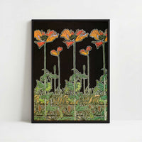 Framed Canvas - Framed canvas in black frame