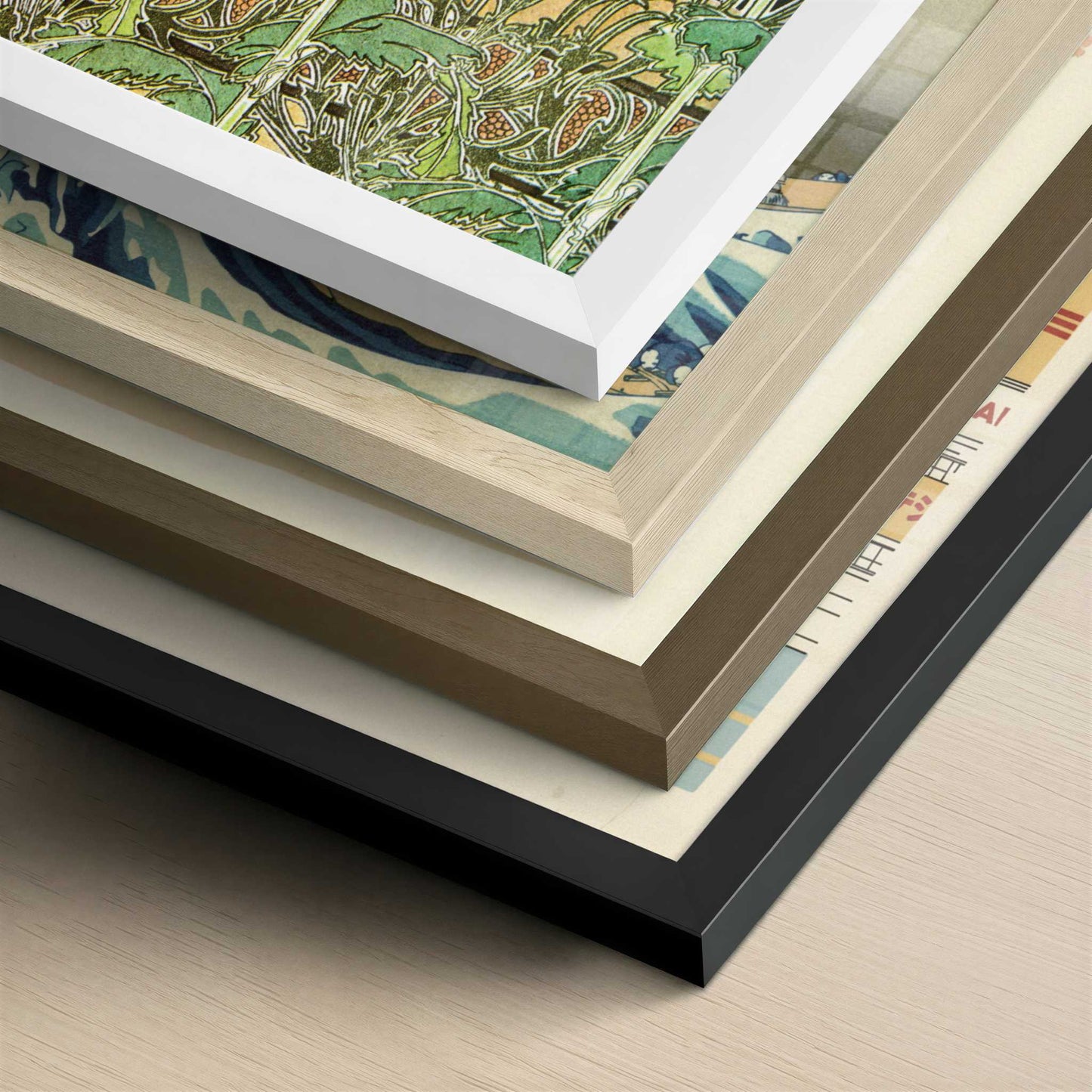 Documents Decoratifs (1902) by Alphonse Mucha – Art Print - Close-up detail of the different frames