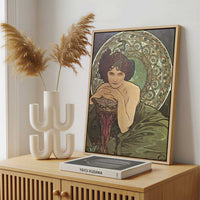 Framed Canvas - Framed canvas in a stylish interior setting