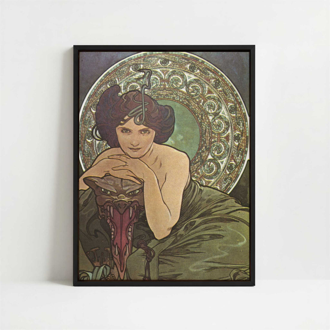 Framed Canvas - Framed canvas in black frame