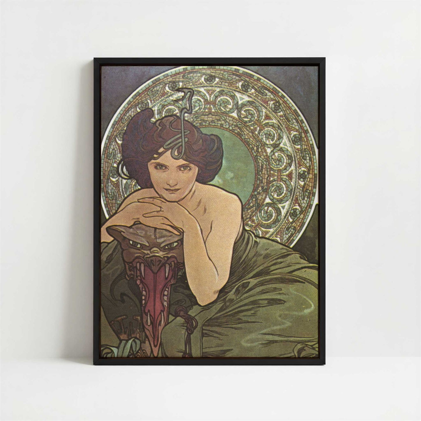 Framed Canvas - Framed canvas in black frame