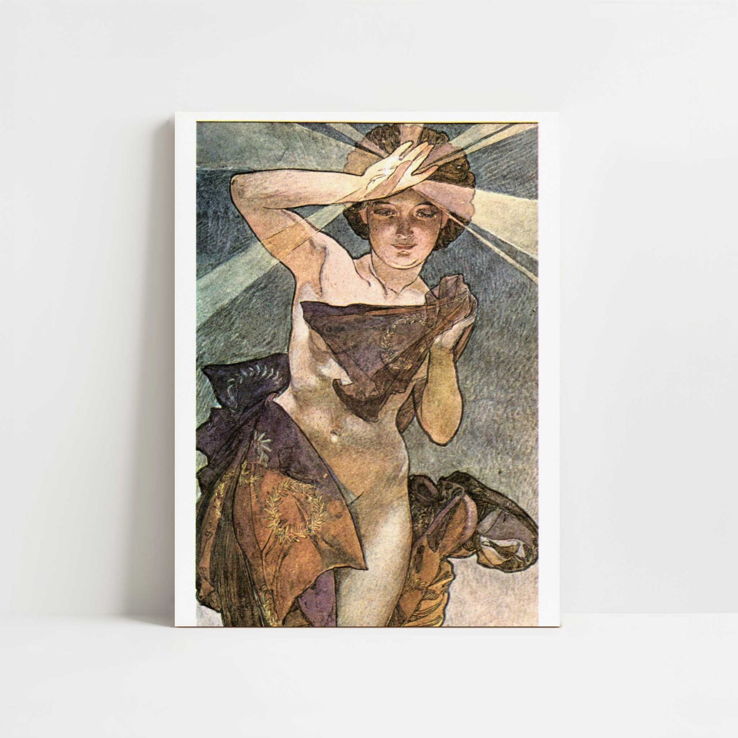 Etoile du Soir (1902) by Alphonse Mucha – Art Print - Unframed art print