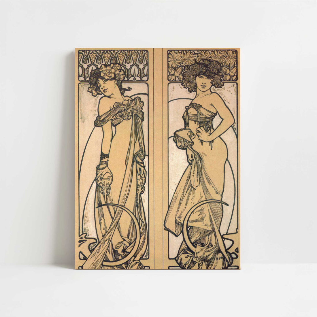 Figures Decoratives (1905) by Alphonse Mucha – Art Print - Unframed art print