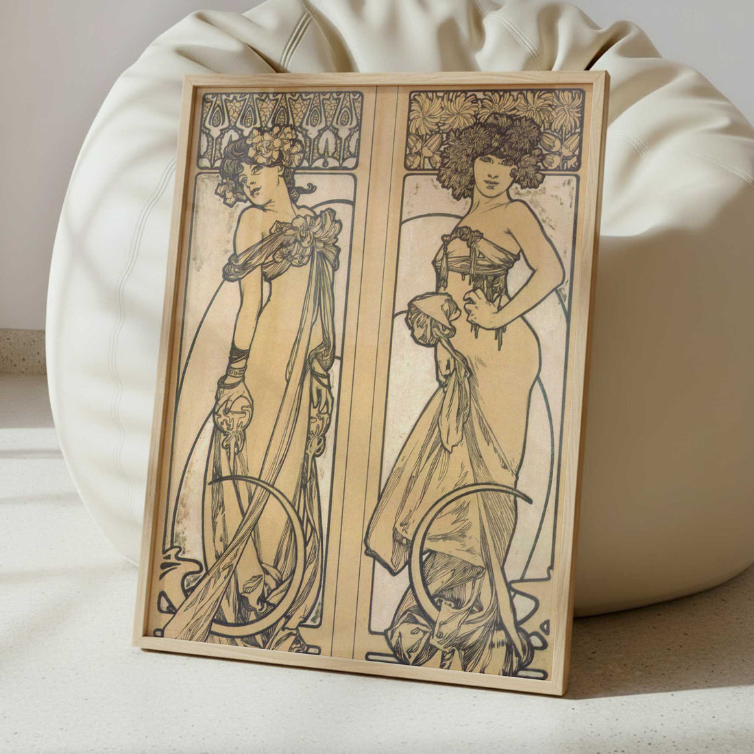 Figures Decoratives (1905) by Alphonse Mucha – Art Print - Interior inspiration