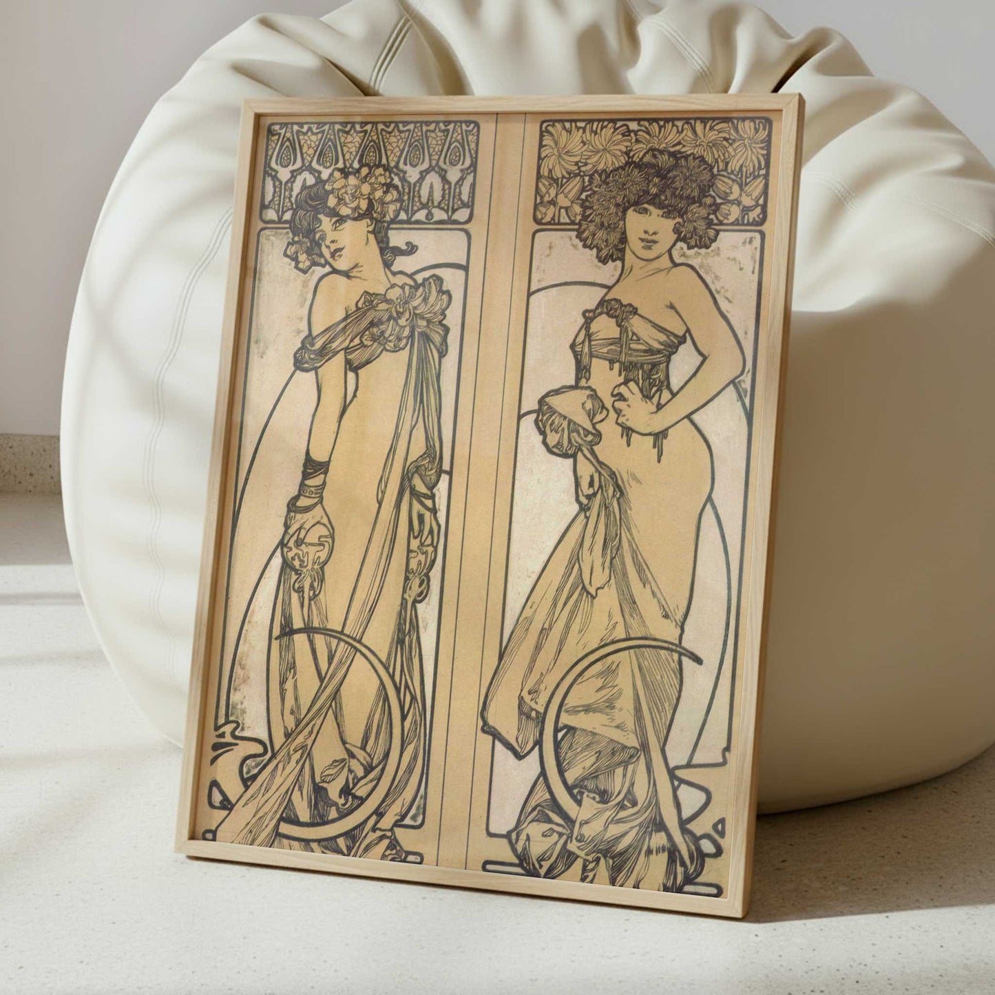 Figures Decoratives (1905) by Alphonse Mucha – Art Print - Interior inspiration