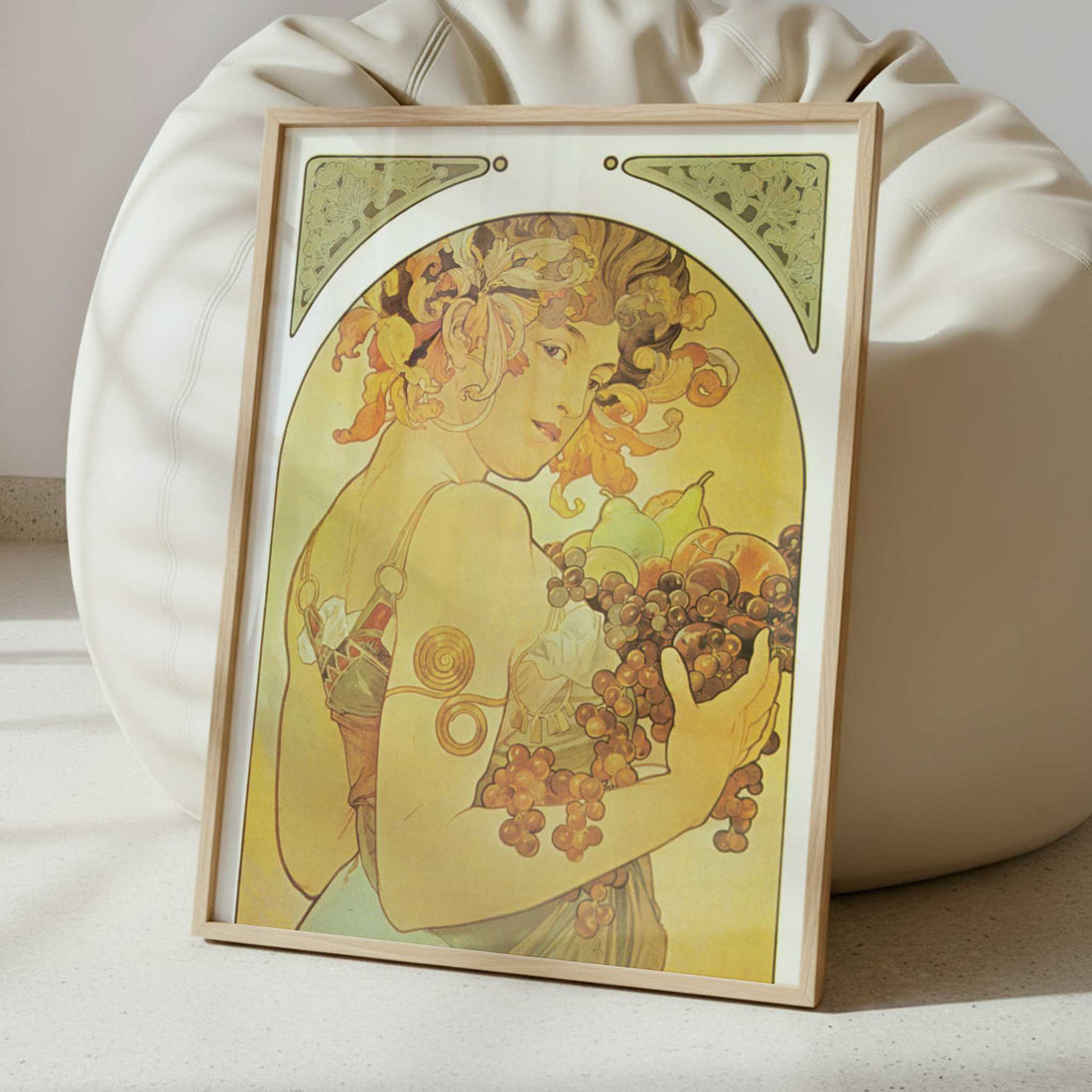 Fruit (1897) by Alphonse Mucha – Art Print - Interior inspiration