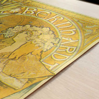 Gismonda (1894) by Alphonse Mucha – Art Print - Close-up detail of the art print