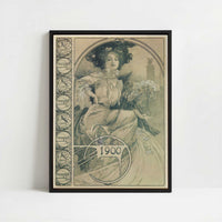 Framed Canvas - Framed canvas in black frame