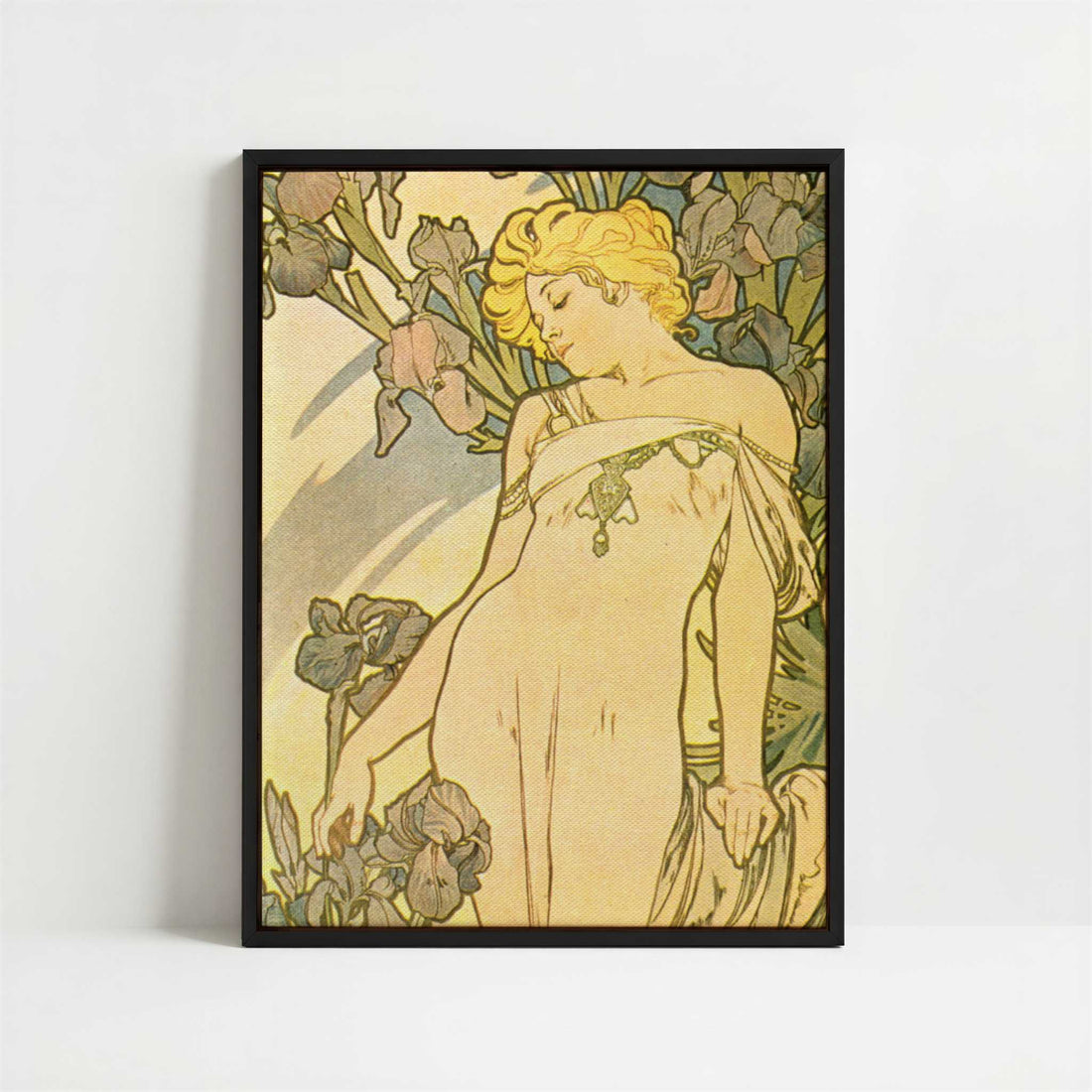 Framed Canvas - Framed canvas in black frame