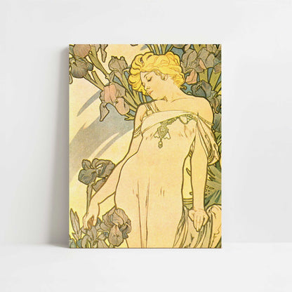 Iris (1897) by Alphonse Mucha – Art Print - Unframed art print