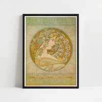 Framed Canvas - Framed canvas in black frame