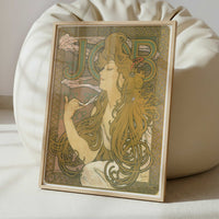 Job (1896) by Alphonse Mucha – Art Print - Interior inspiration
