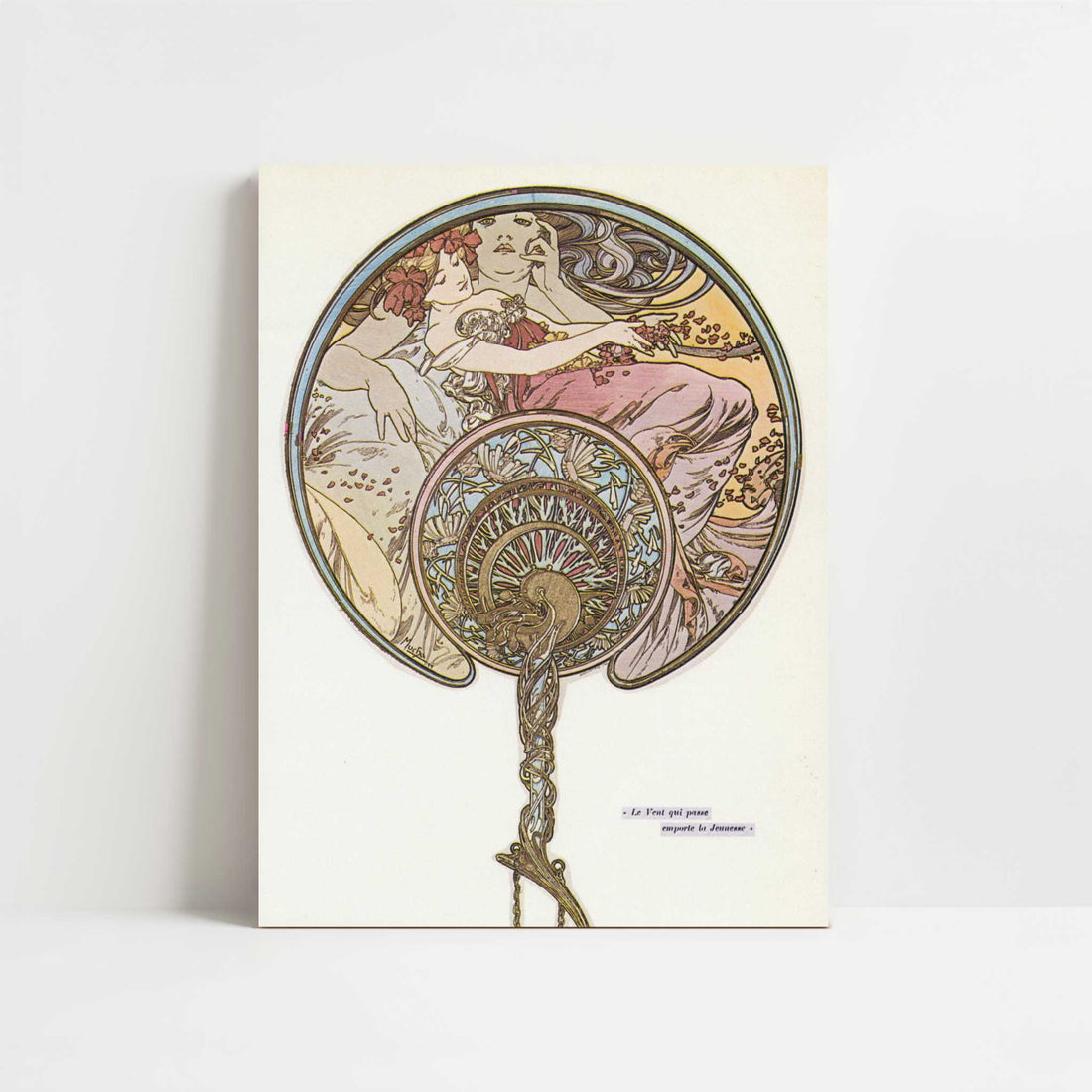 L'Eventail (1899) by Alphonse Mucha – Art Print - Unframed art print