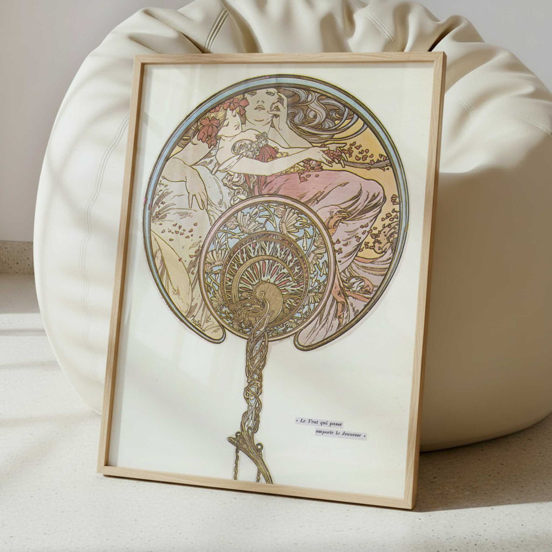 L'Eventail (1899) by Alphonse Mucha – Art Print - Interior inspiration