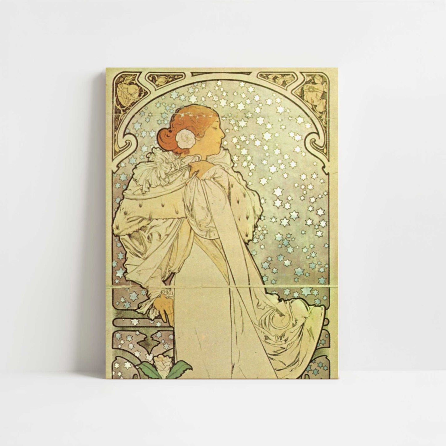 La Dame aux Camelias (1896) by Alphonse Mucha – Art Print - Unframed art print