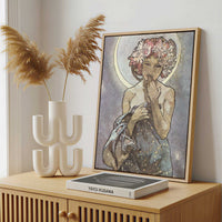 Framed Canvas - Framed canvas in a stylish interior setting