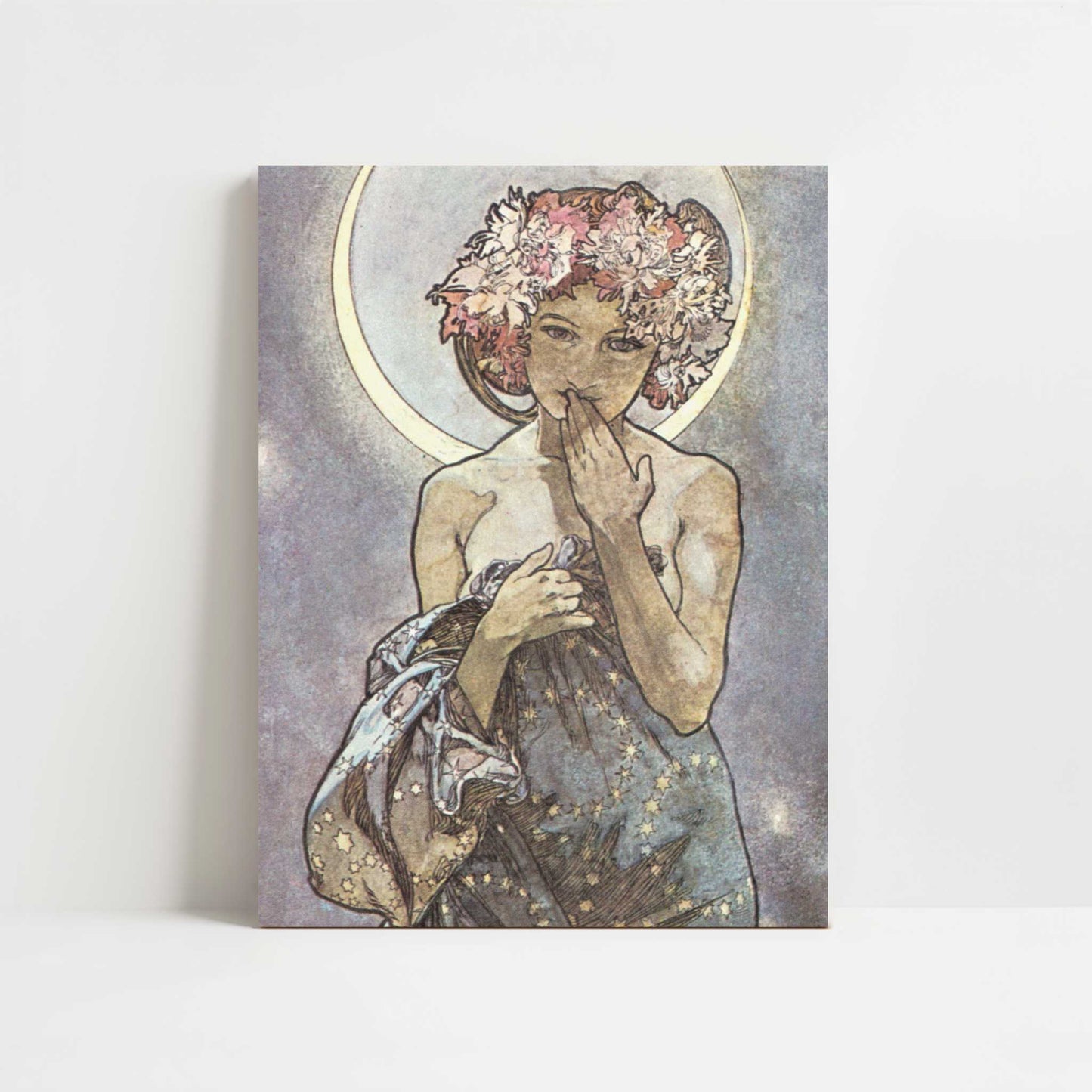 La Lune (1902) by Alphonse Mucha – Art Print - Unframed art print