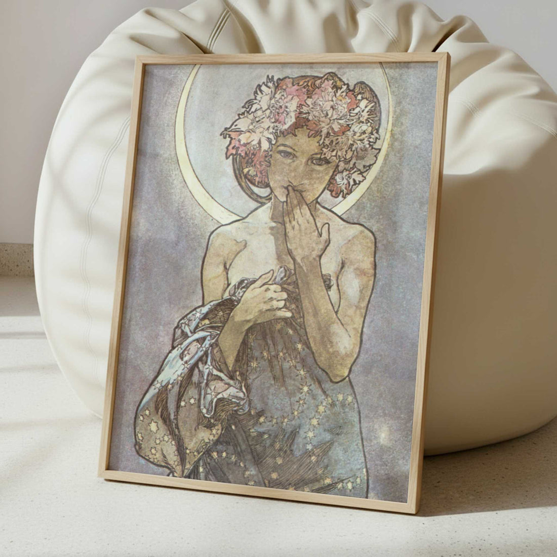 La Lune (1902) by Alphonse Mucha – Art Print - Interior inspiration