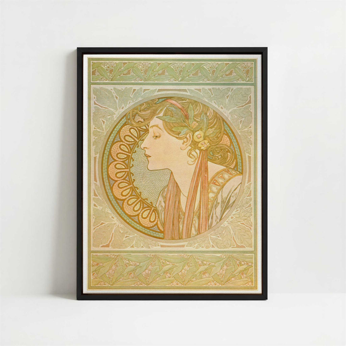 Framed Canvas - Framed canvas in black frame