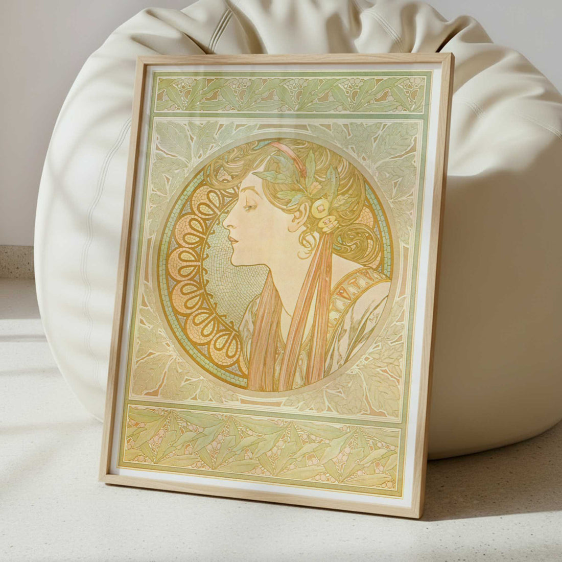 Laurel (1901) by Alphonse Mucha – Art Print - Interior inspiration
