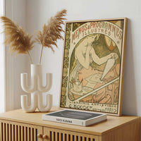 Framed Canvas - Framed canvas in a stylish interior setting