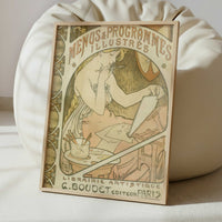 Les Menus & Programmes Illustrés (1898) by Alphonse Mucha – Art Print - Interior inspiration