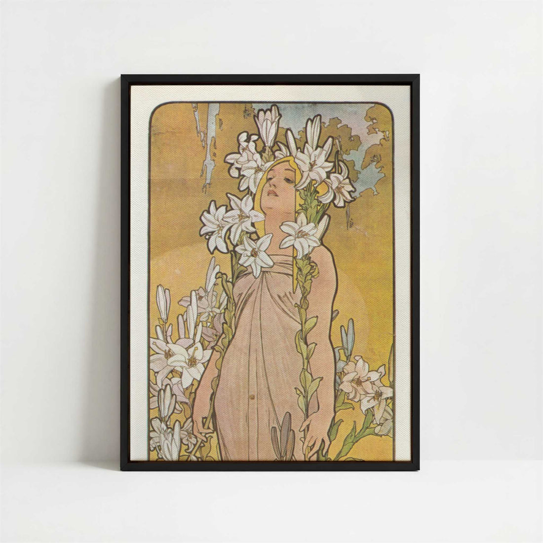 Framed Canvas - Framed canvas in black frame