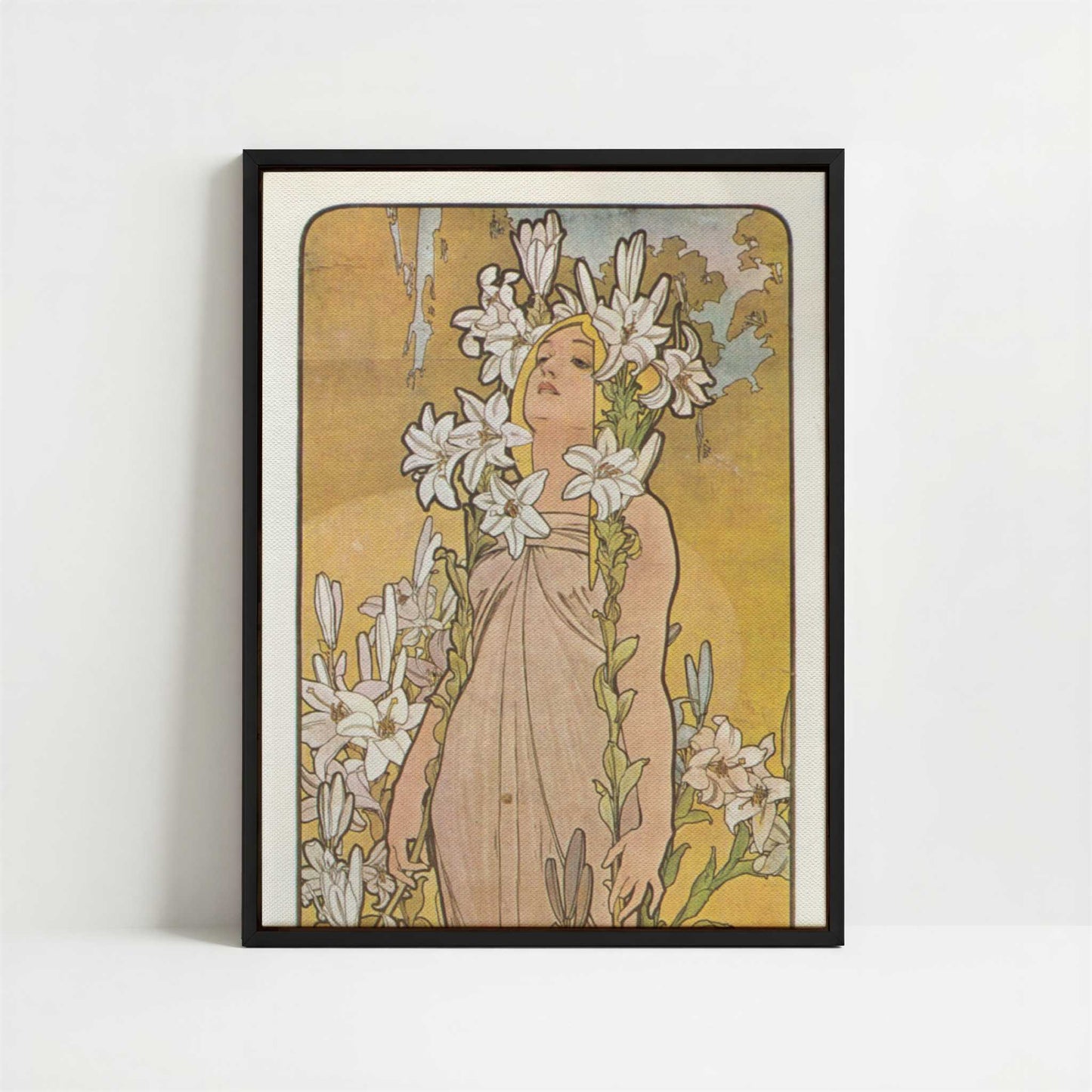 Framed Canvas - Framed canvas in black frame