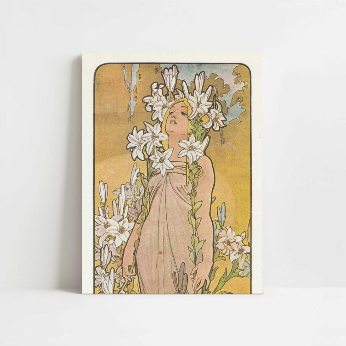 Lily (1897) by Alphonse Mucha – Art Print - Unframed art print
