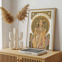 Framed Canvas - Framed canvas in a stylish interior setting