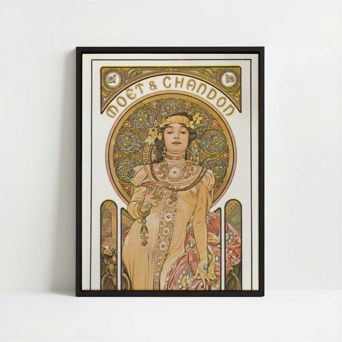 Framed Canvas - Framed canvas in black frame
