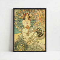 Framed Canvas - Framed canvas in black frame