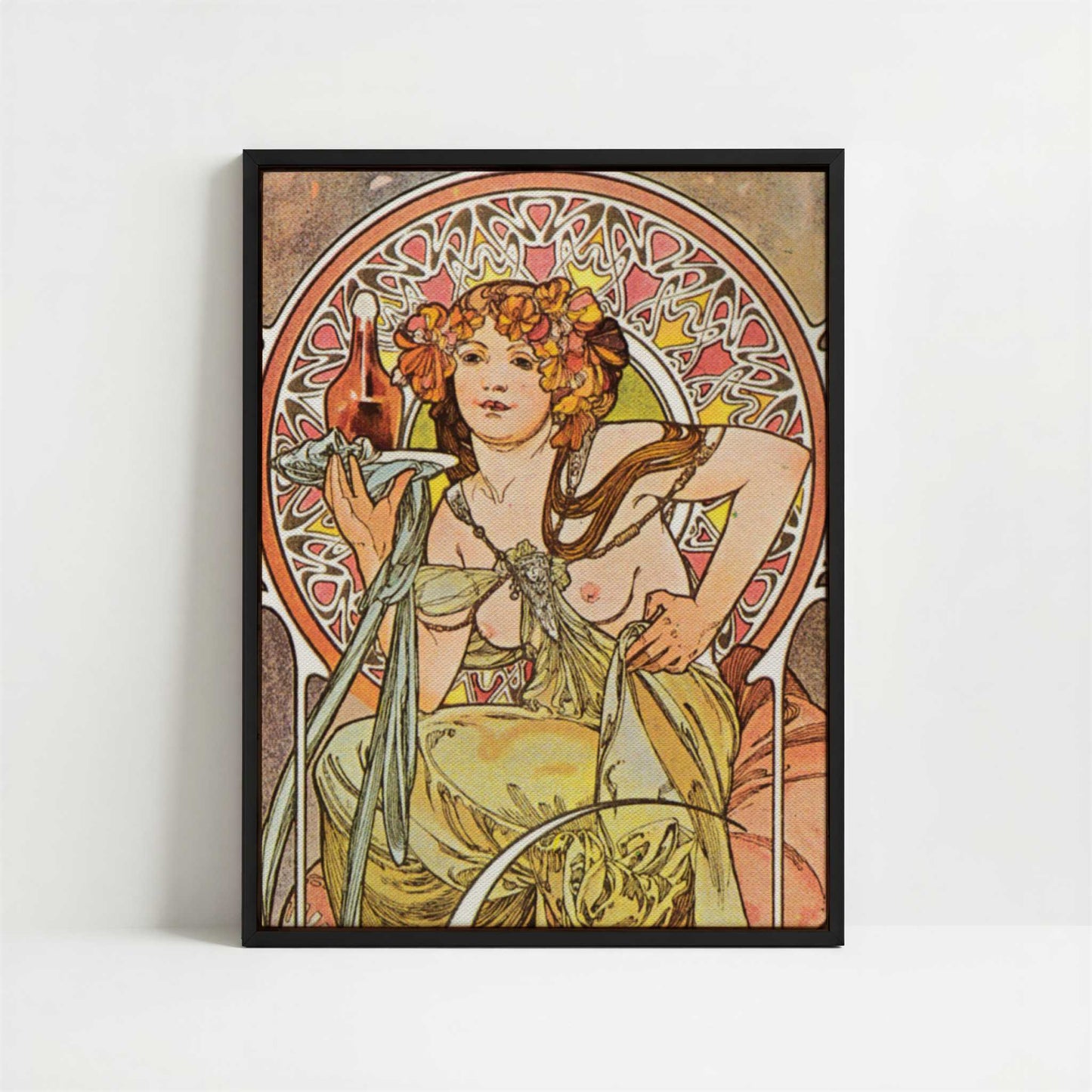 Framed Canvas - Framed canvas in black frame