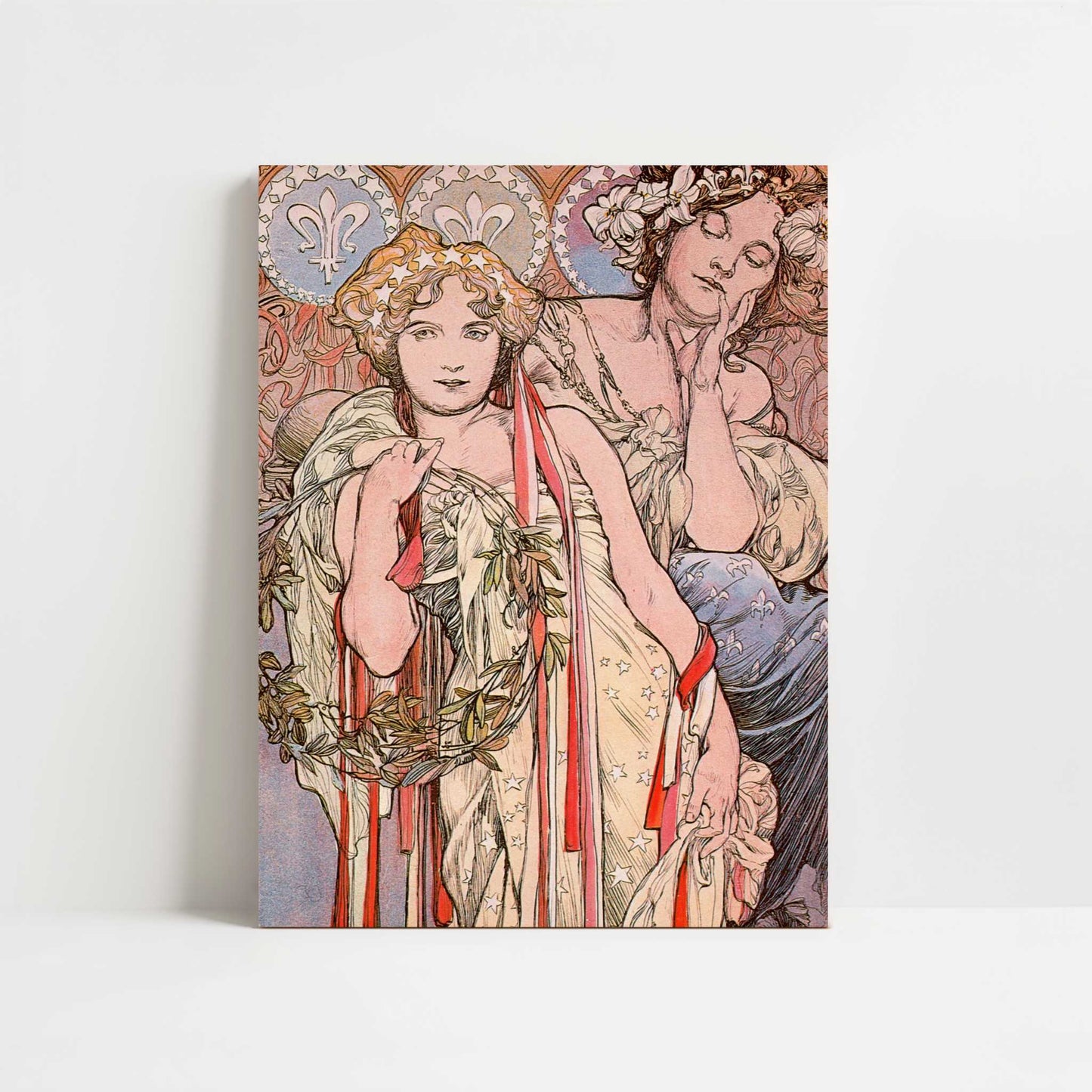 New York Daily News (1904) by Alphonse Mucha – Art Print - Unframed art print