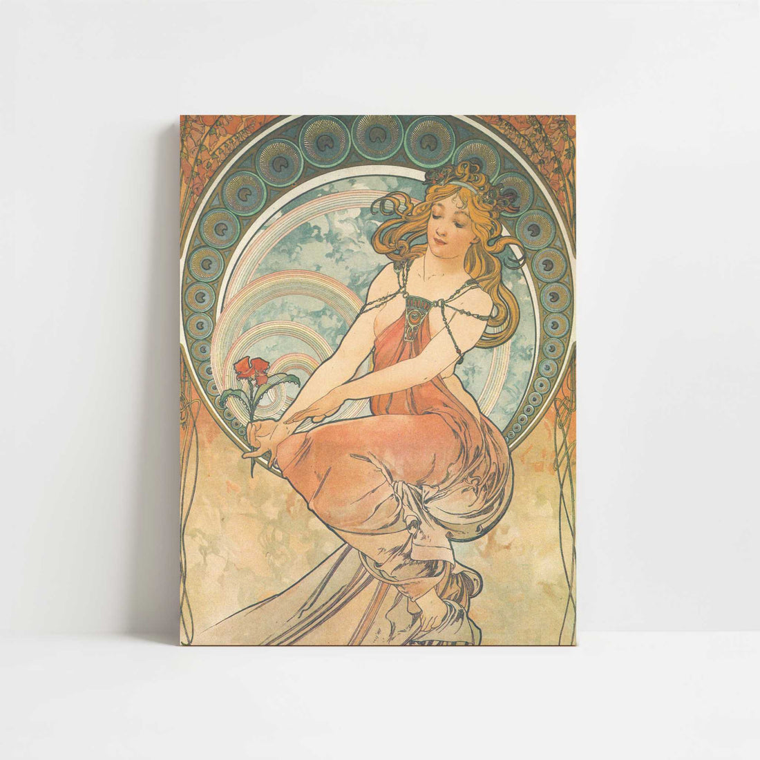 Painting (1898) by Alphonse Mucha – Art Print - Unframed art print