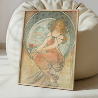 Painting (1898) by Alphonse Mucha – Art Print - Interior inspiration