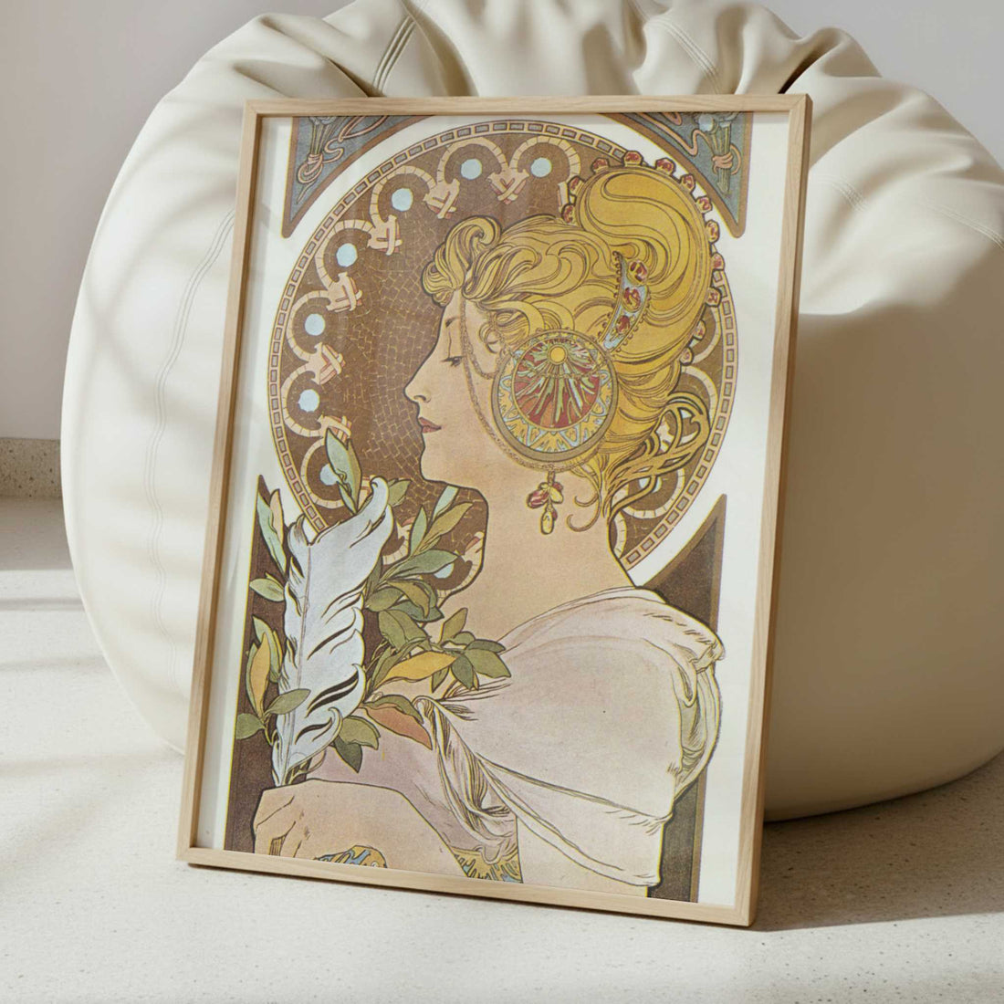 Pen (1897) by Alphonse Mucha – Art Print - Interior inspiration