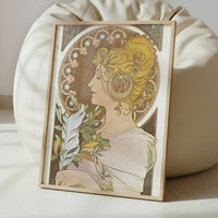 Pen (1897) by Alphonse Mucha – Art Print - Interior inspiration