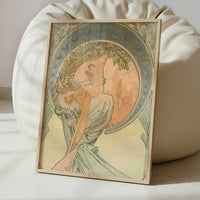 Poetry (1898) by Alphonse Mucha – Art Print - Interior inspiration