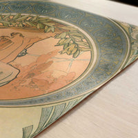 Poetry (1898) by Alphonse Mucha – Art Print - Close-up detail of the art print