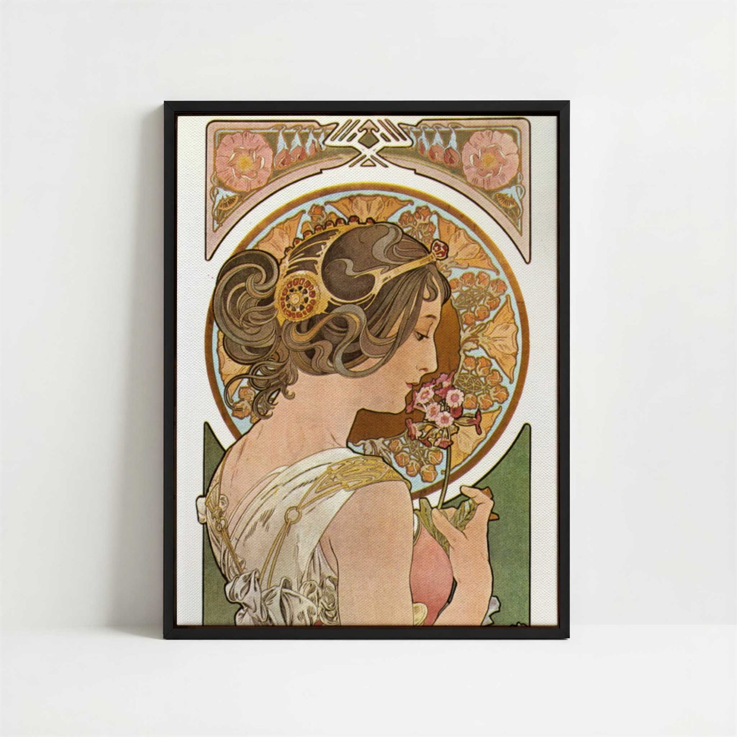 Framed Canvas - Framed canvas in black frame