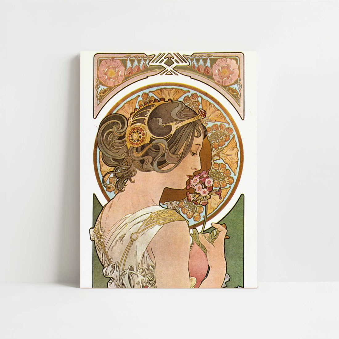 Primrose (1899) by Alphonse Mucha – Art Print - Unframed art print
