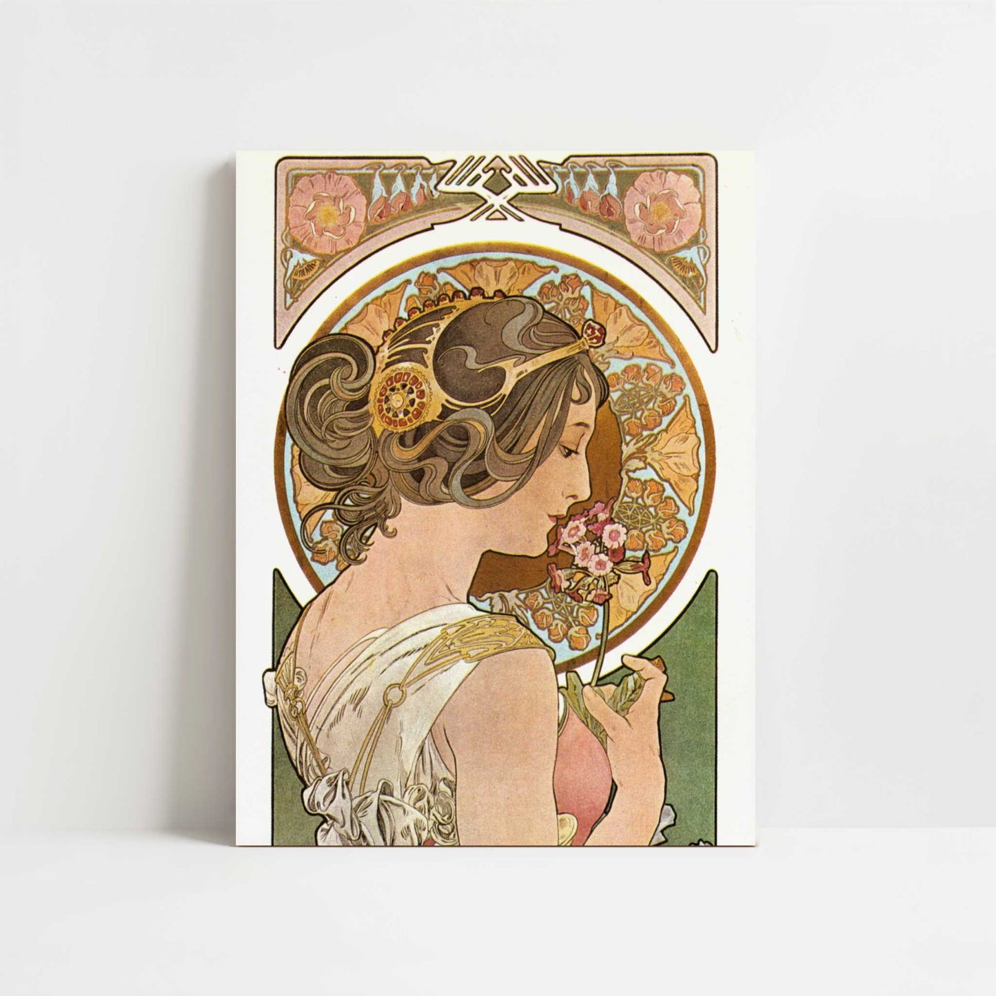 Primrose (1899) by Alphonse Mucha – Art Print - Unframed art print